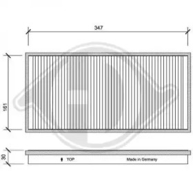 DIEDERICHS dci1041 -  Фильтр воздуха в салоне