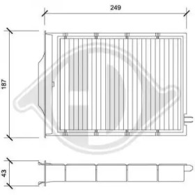DIEDERICHS dci1115 -  Фильтр воздуха в салоне