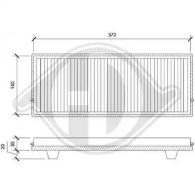 DIEDERICHS dci1117 -  Фильтр воздуха в салоне