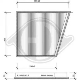DIEDERICHS dci1119 -  Фильтр воздуха в салоне