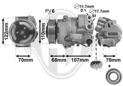 DIEDERICHS dck1434 -  Компрессор, кондиционер