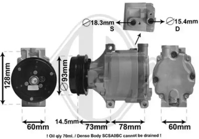 DIEDERICHS dck1520 -  Компрессор, кондиционер
