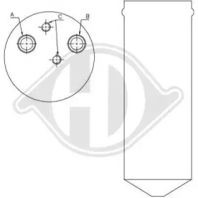 DIEDERICHS dct1205 -  Осушитель, кондиционер