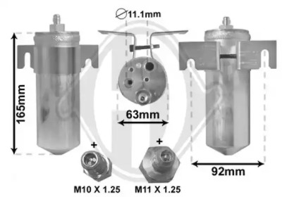 DIEDERICHS dct1207 -  Осушитель, кондиционер