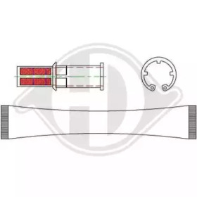DIEDERICHS dct1246 -  Осушитель, кондиционер