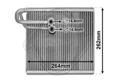 DIEDERICHS dcv1155 -  Испаритель, кондиционер