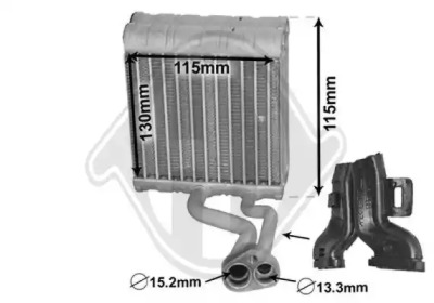 DIEDERICHS dcv1157 -  Испаритель, кондиционер