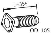 DINEX 28203 -  Труба выхлопного газа