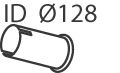 DINEX 28727 -  Труба выхлопного газа