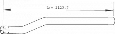 DINEX 28794 -  Труба выхлопного газа