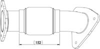 DINEX 29299 -  Труба выхлопного газа