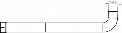 DINEX 47544 -  Труба выхлопного газа