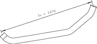 DINEX 47626 -  Труба выхлопного газа