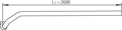 DINEX 47629 -  Труба выхлопного газа
