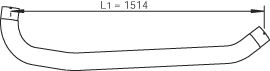DINEX 47634 -  Труба выхлопного газа