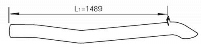 DINEX 47658 -  Труба выхлопного газа