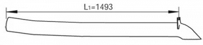 DINEX 47664 -  Труба выхлопного газа