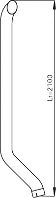DINEX 53733 -  Труба выхлопного газа