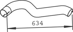 DINEX 53735 -  Труба выхлопного газа