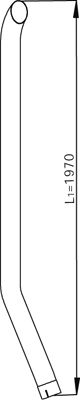 DINEX 53765 -  Труба выхлопного газа