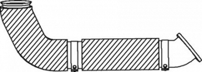 DINEX 54218 -  Труба выхлопного газа