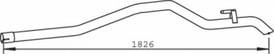 DINEX 54604 -  Труба выхлопного газа