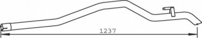 DINEX 54606 -  Труба выхлопного газа