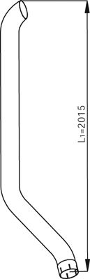 DINEX 54623 -  Труба выхлопного газа