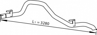 DINEX 56512 -  Труба выхлопного газа