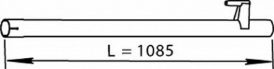 DINEX 56513 -  Труба выхлопного газа