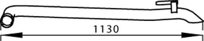 DINEX 56606 -  Труба выхлопного газа