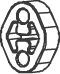 DINEX 56821 -  Резиновые полоски, система выпуска