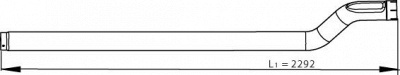 DINEX 64536 -  Труба выхлопного газа