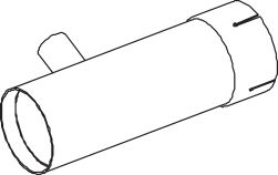 DINEX 64710 -  Труба выхлопного газа
