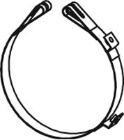 DINEX 64890 -  Стопорное кольцо, глушитель