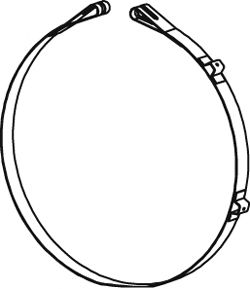 DINEX 64891 -  Стопорное кольцо, глушитель