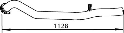 DINEX 74514 -  Труба выхлопного газа