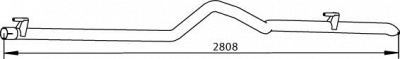 DINEX 74519 -  Труба выхлопного газа