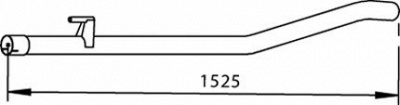 DINEX 74520 -  Труба выхлопного газа
