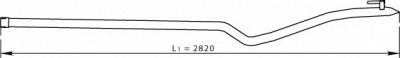 DINEX 74610 -  Труба выхлопного газа