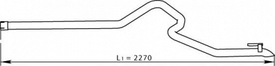 DINEX 74618 -  Труба выхлопного газа