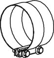 DINEX 80871t - Клемма, система выпуска