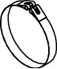 DINEX 80924 -  Стопорное кольцо, глушитель