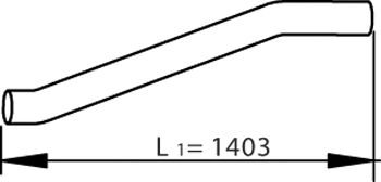 DINEX 81680 -  Труба выхлопного газа