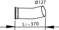 DINEX 82144 -  Труба выхлопного газа