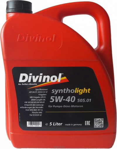 DIVINOL Syntholight 505.01 5W-40 5л