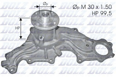 DOLZ f120 -  Водяной насос