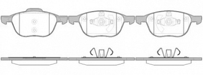 DR!VE dp1010100006 -  Комплект тормозных колодок, дисковый тормоз