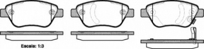 DR!VE dp1010100037 -  Комплект тормозных колодок, дисковый тормоз