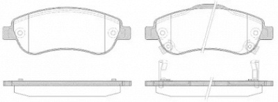 DR!VE dp1010100061 -  Комплект тормозных колодок, дисковый тормоз
